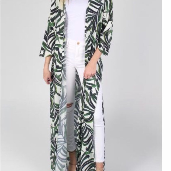 Show Me Your Mumu Peruvian palm karymn cape NWT - Picture 3 of 8